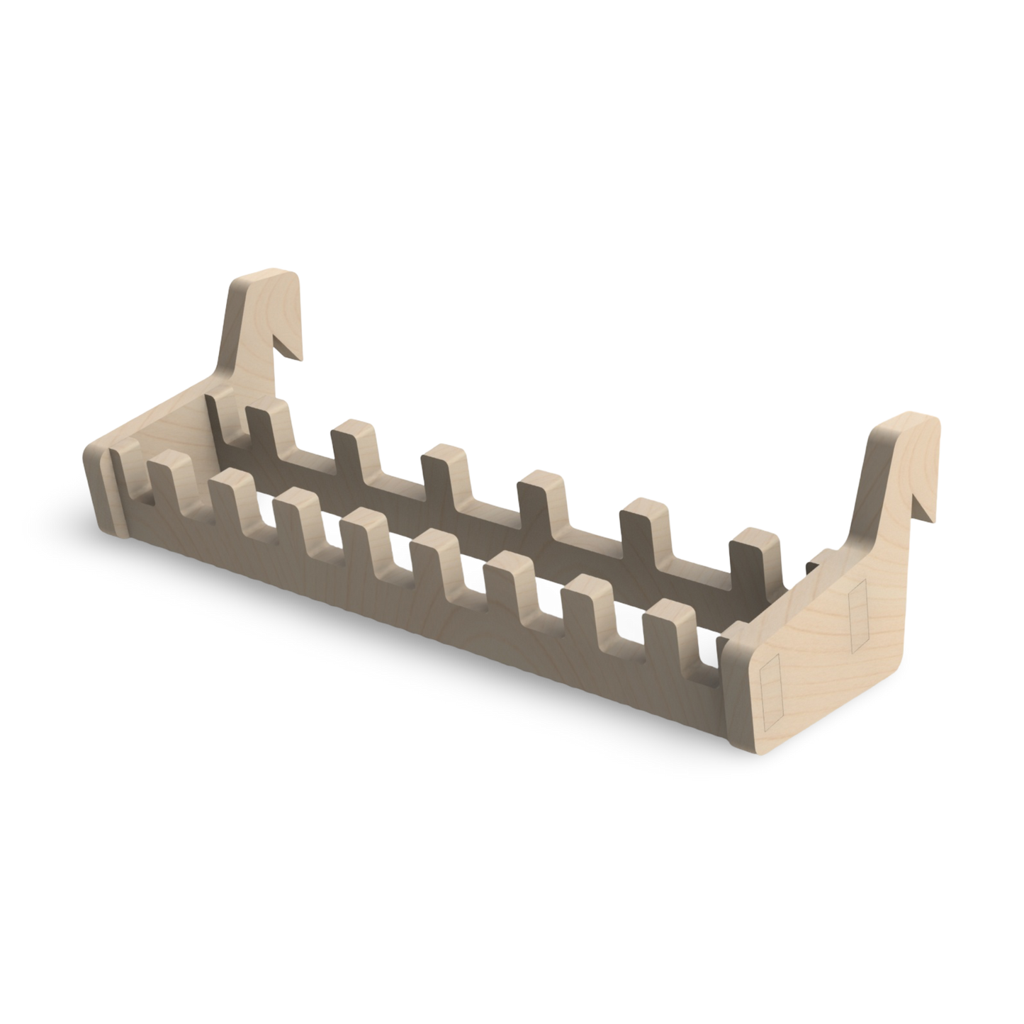 French Cleat Nusshalter 1/2 Zoll aus Holz für deine Werkzeuge