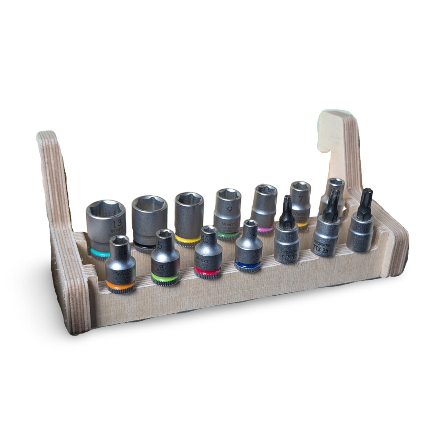 French Cleat Nusshalter 1/4 Zoll aus Holz für deine Werkzeuge