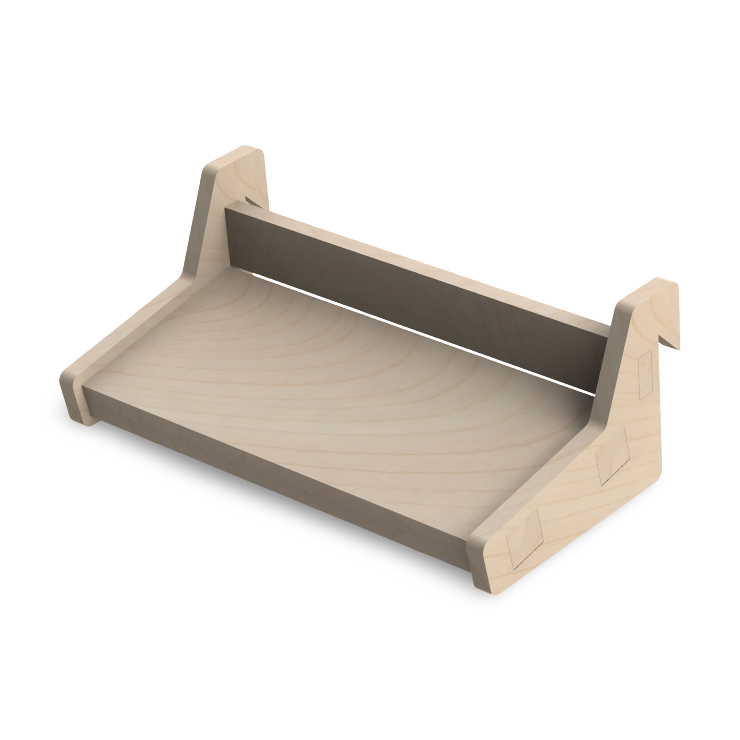 French Cleat Nusshalter ohne Löcher aus Holz für deine Werkzeuge