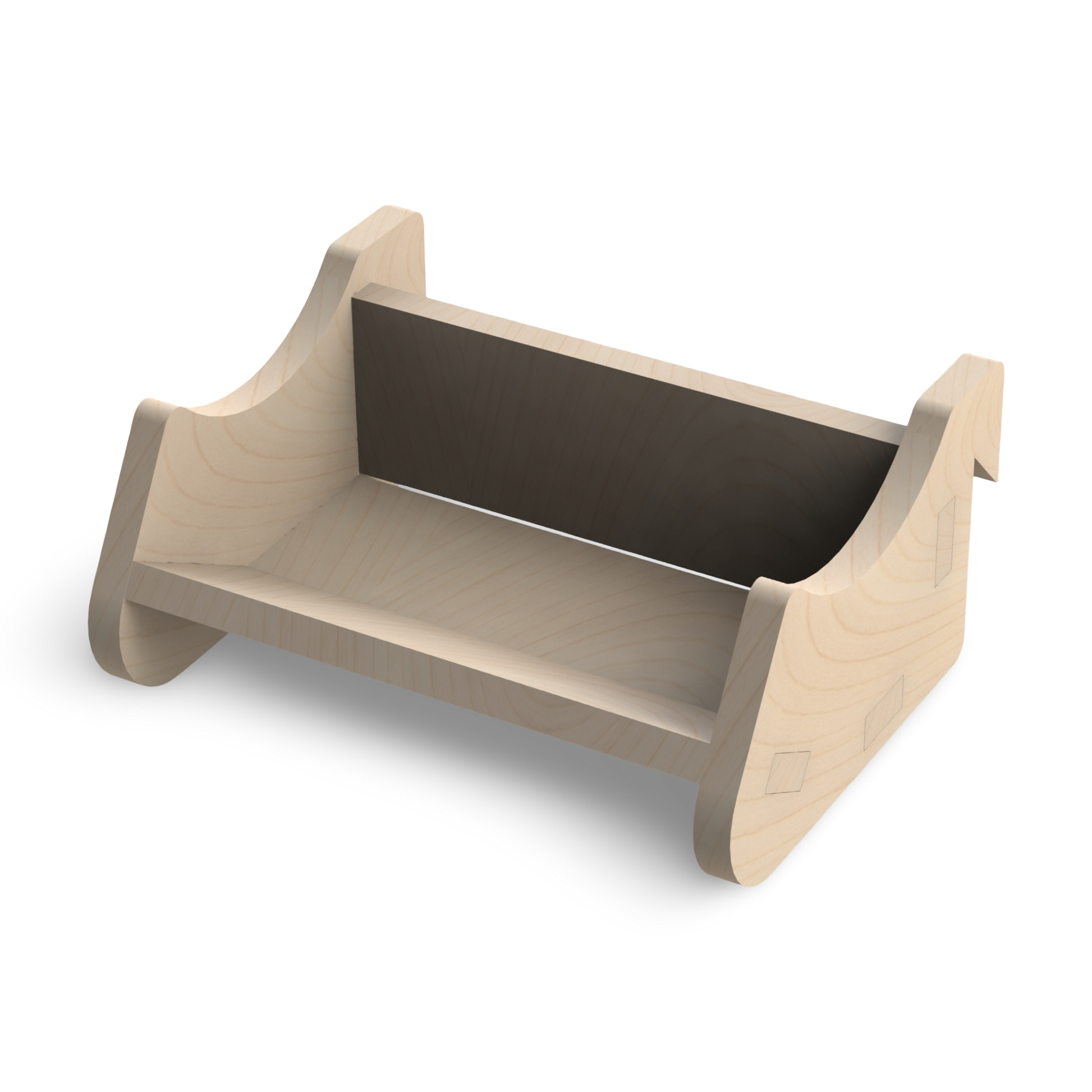 French Cleat Rotationswerkzeughalter aus Holz für deine Werkzeuge