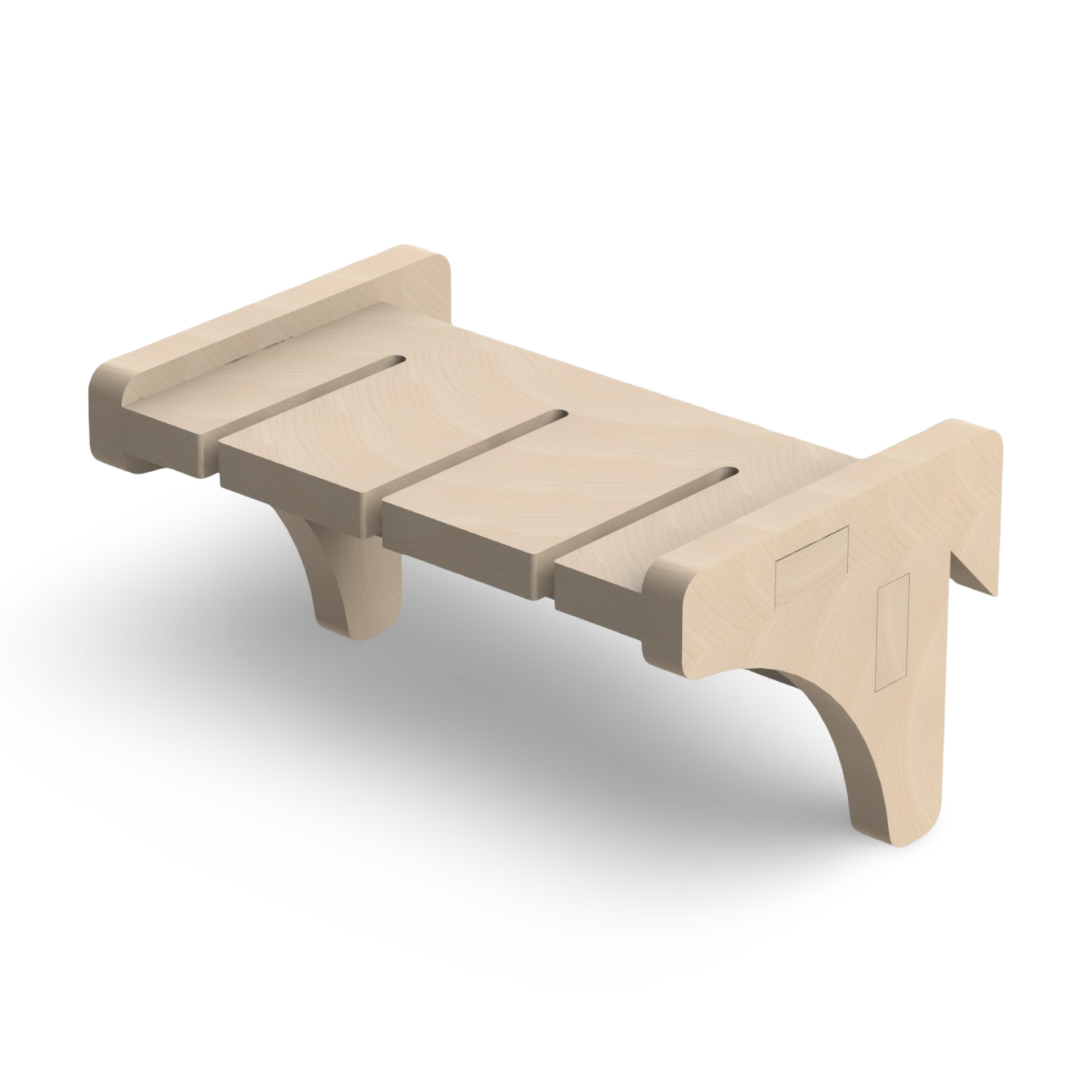 French Cleat Sägenhalter aus Holz für deine Werkzeuge