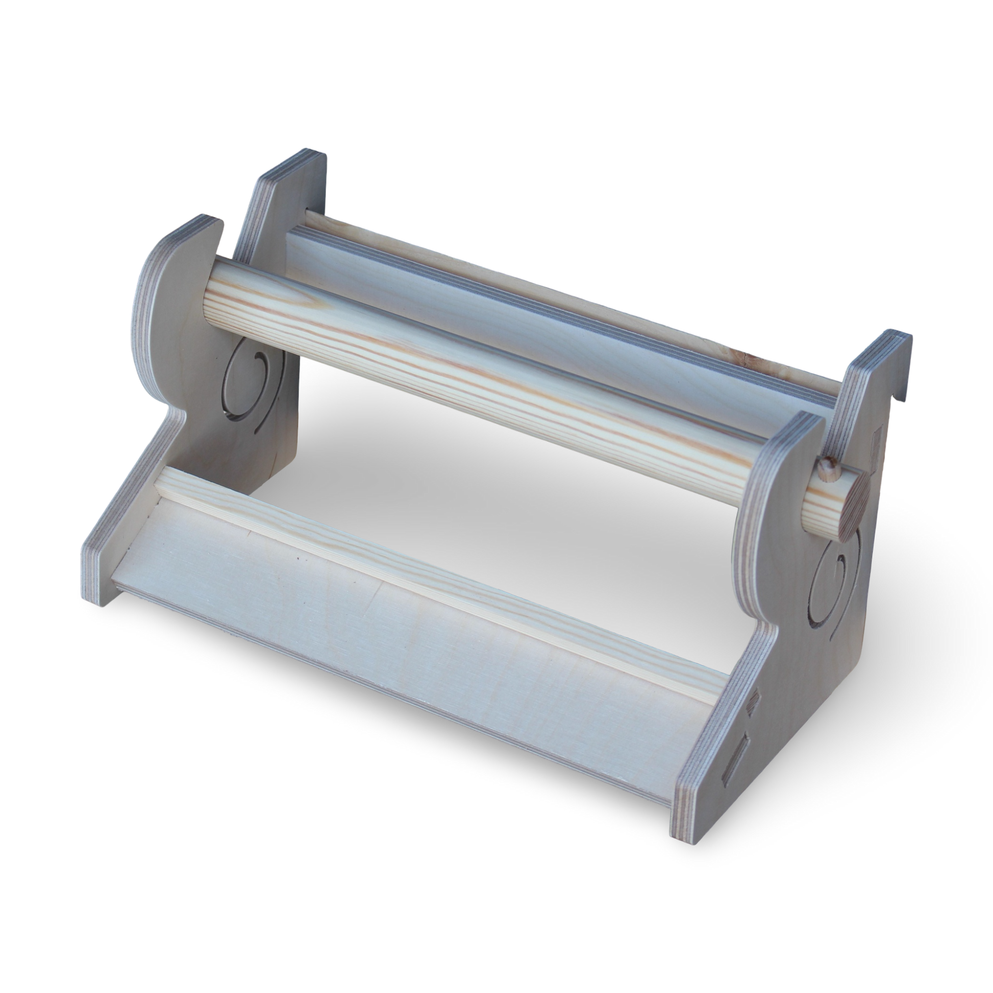 French Cleat Schleifpapierrollenhalter aus Holz für deine Werkzeuge
