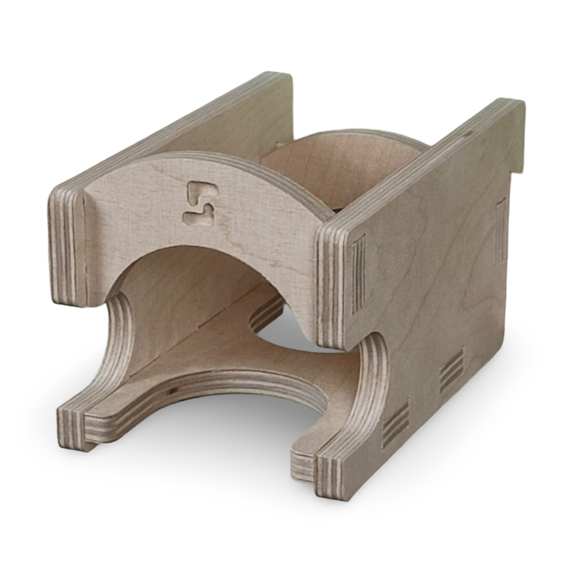 French Cleat Schleifschwammhalter aus Holz für deine Werkzeuge