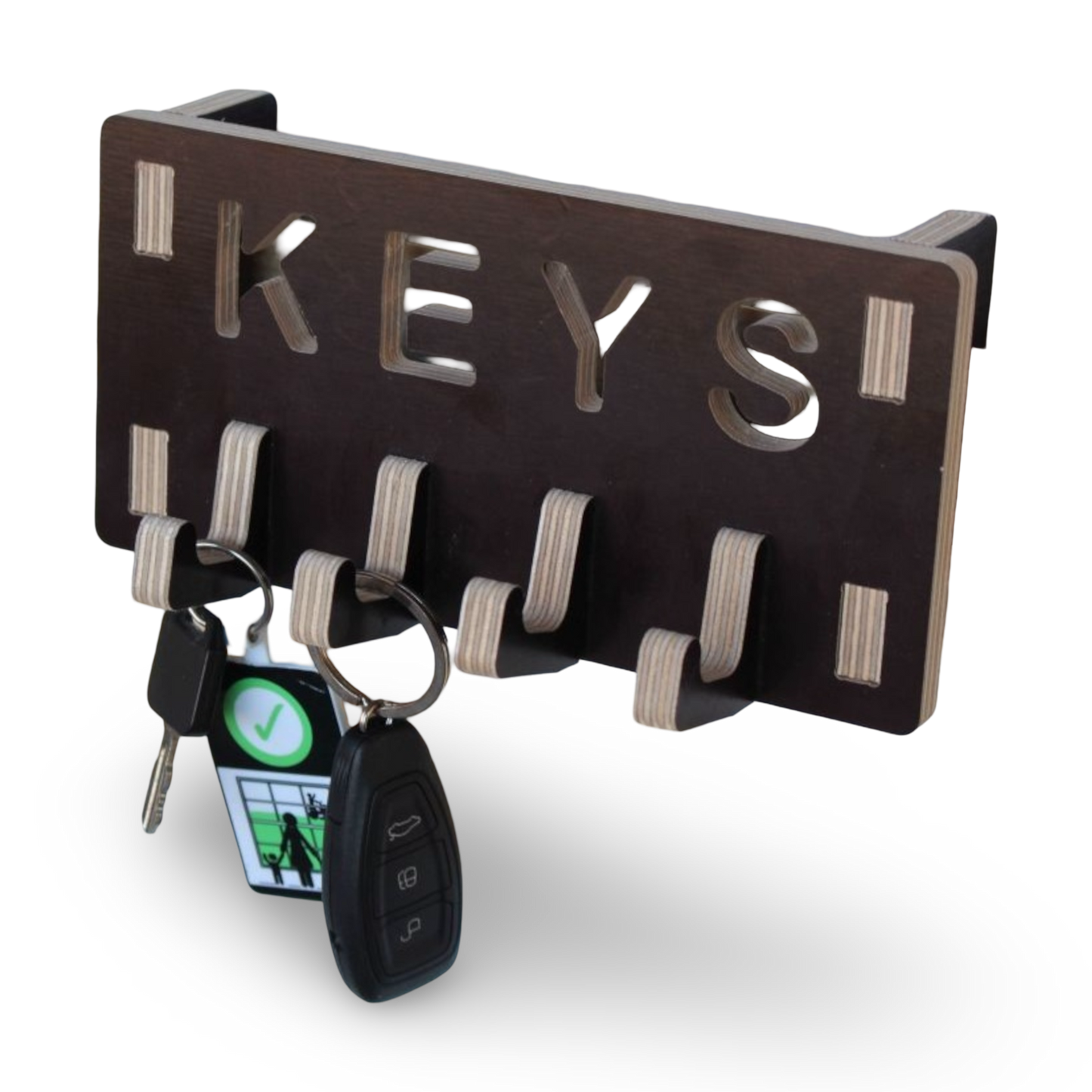 French Cleat Schlüsselbrett Keys aus Holz für deine Werkzeuge