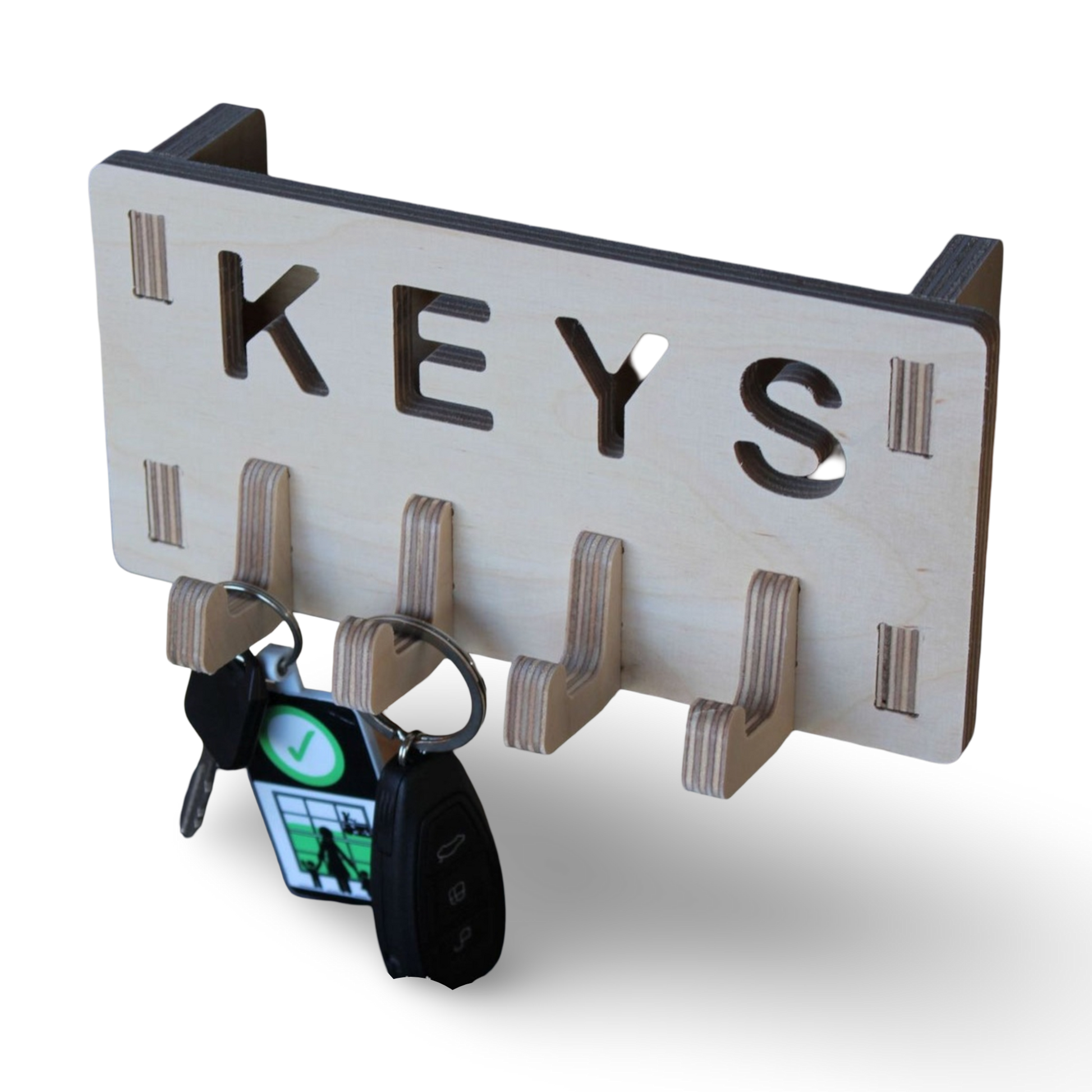 French Cleat Schlüsselbrett Keys aus Holz für deine Werkzeuge