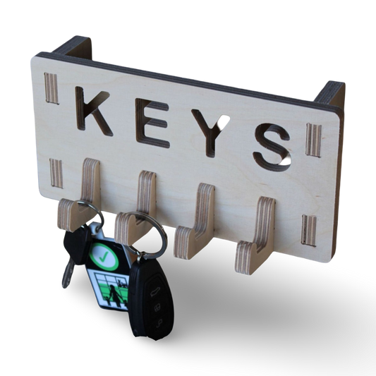 French Cleat Schlüsselbrett Keys aus Holz für deine Werkzeuge