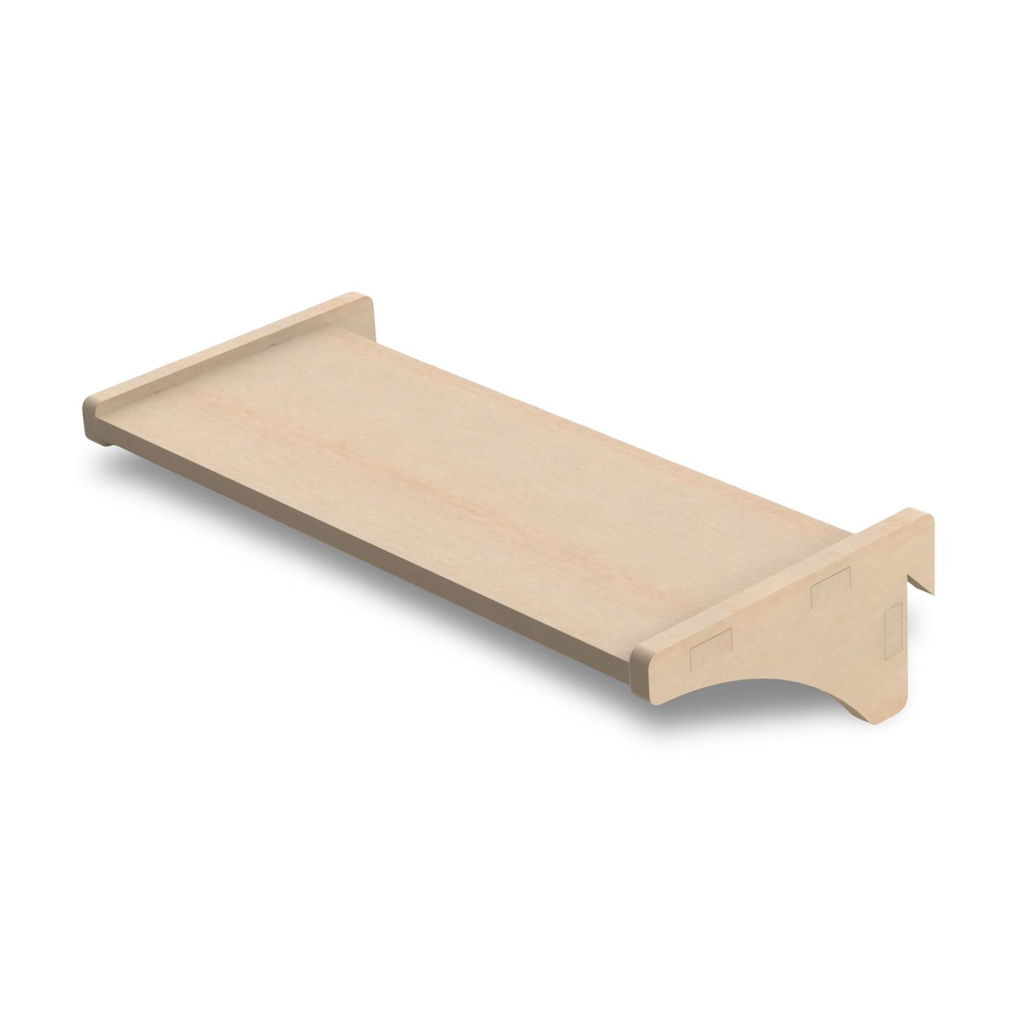 French Cleat Schraubendreherhalter ohne Löcher aus Holz für deine Werkzeuge
