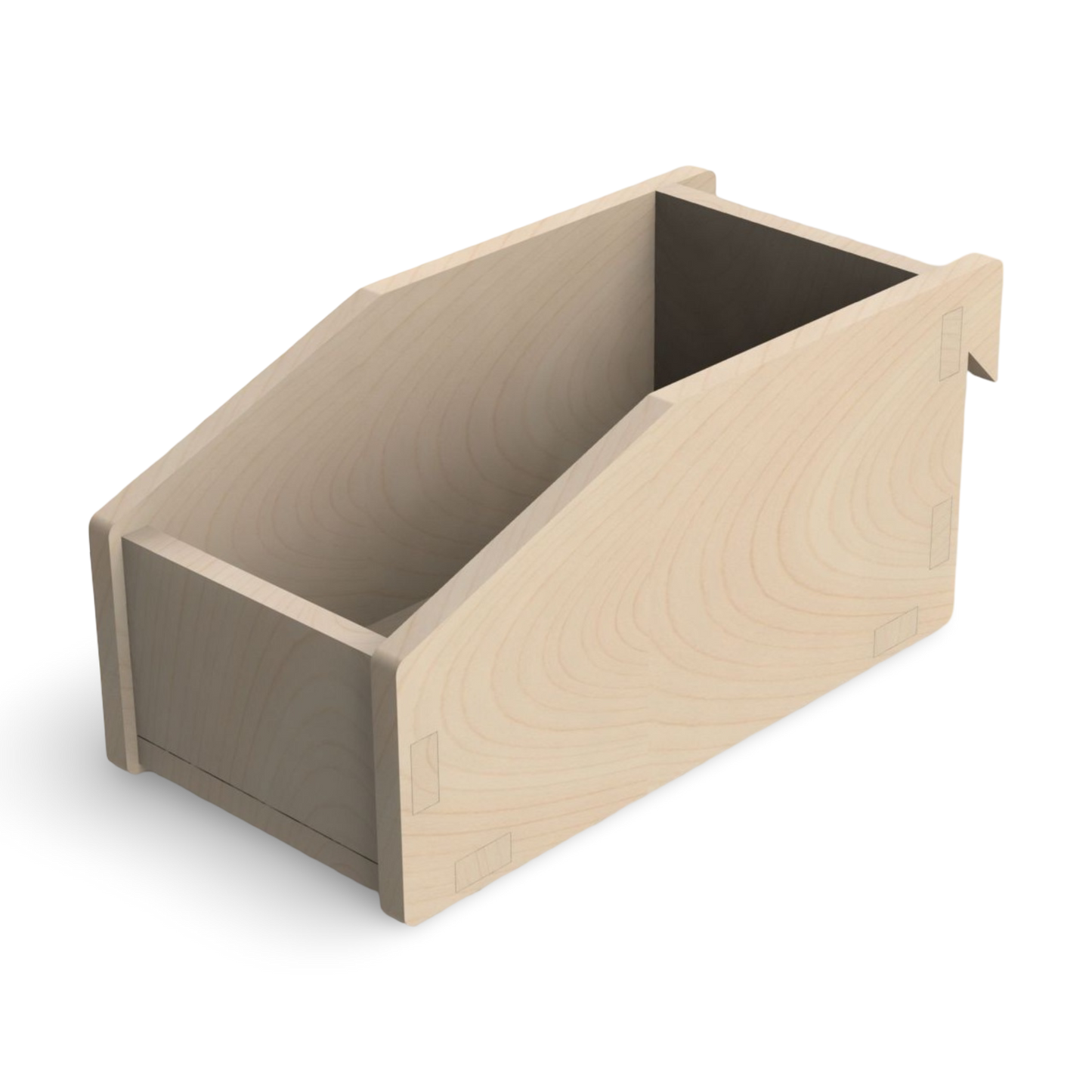 French Cleat Sichtlagerbox aus Holz für deine Werkzeugwand
