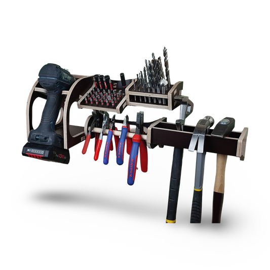French Cleat Starterkit 2 aus Holz für deine Werkzeugwand