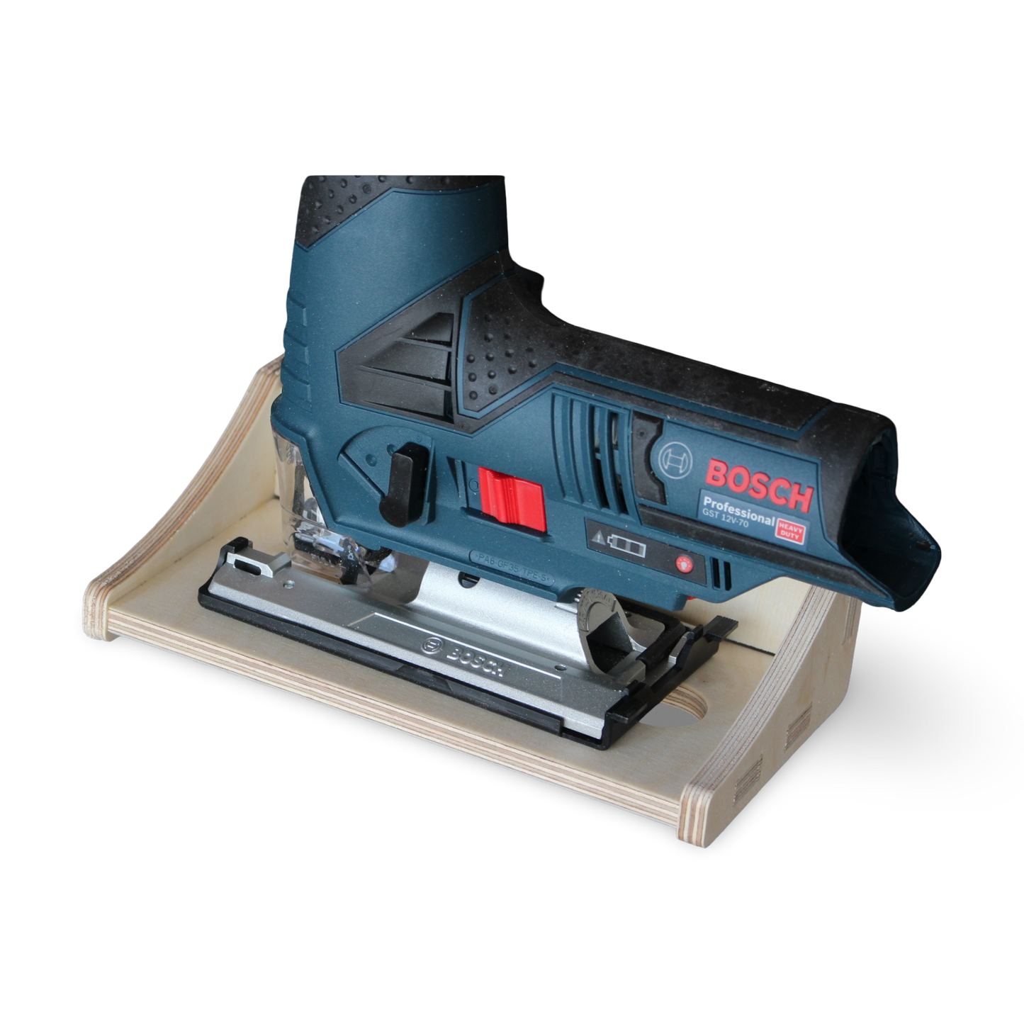 French Cleat Stichsägen Halter aus Holz für deine Werkzeuge