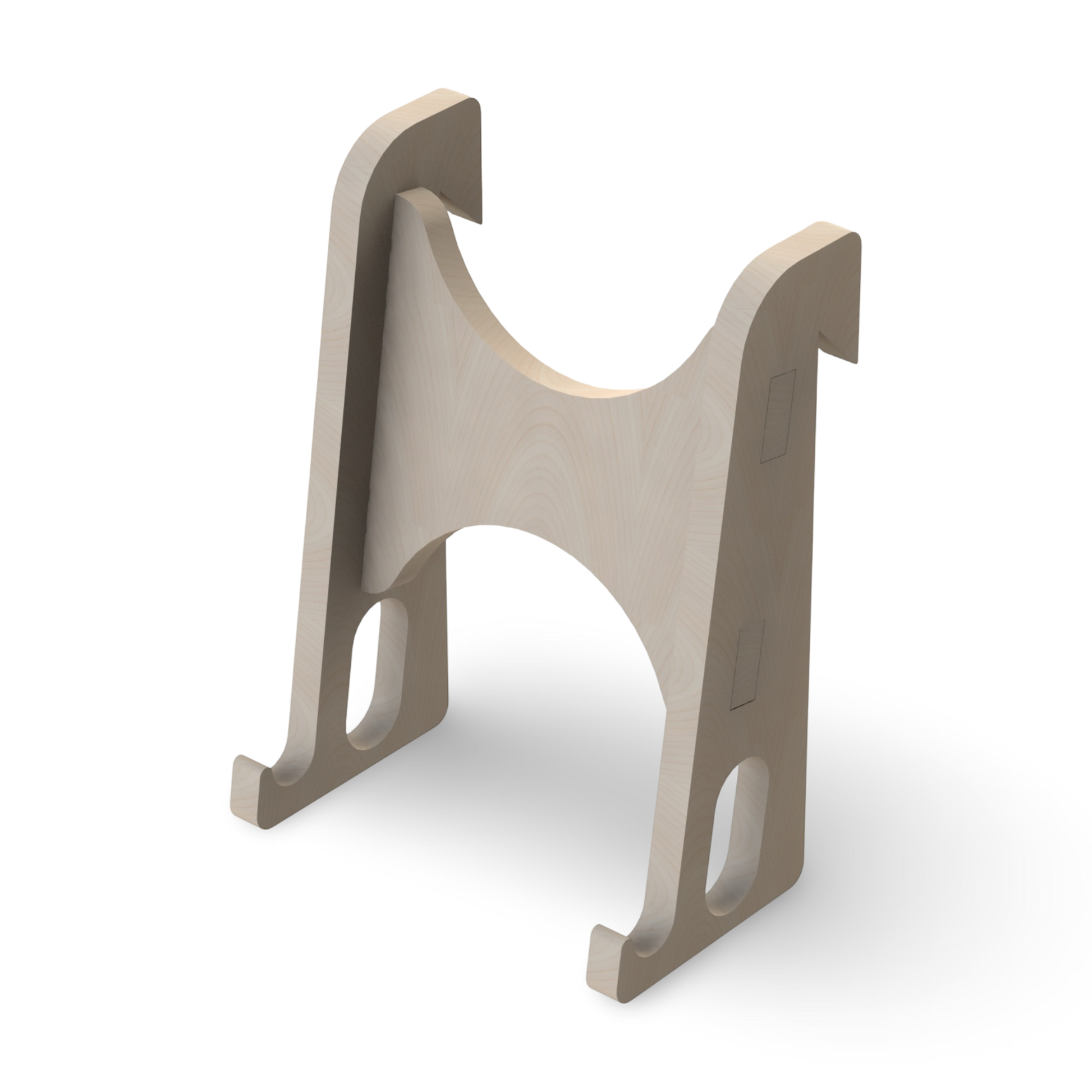 French Cleat Tablethalter aus Holz für deine Werkzeuge