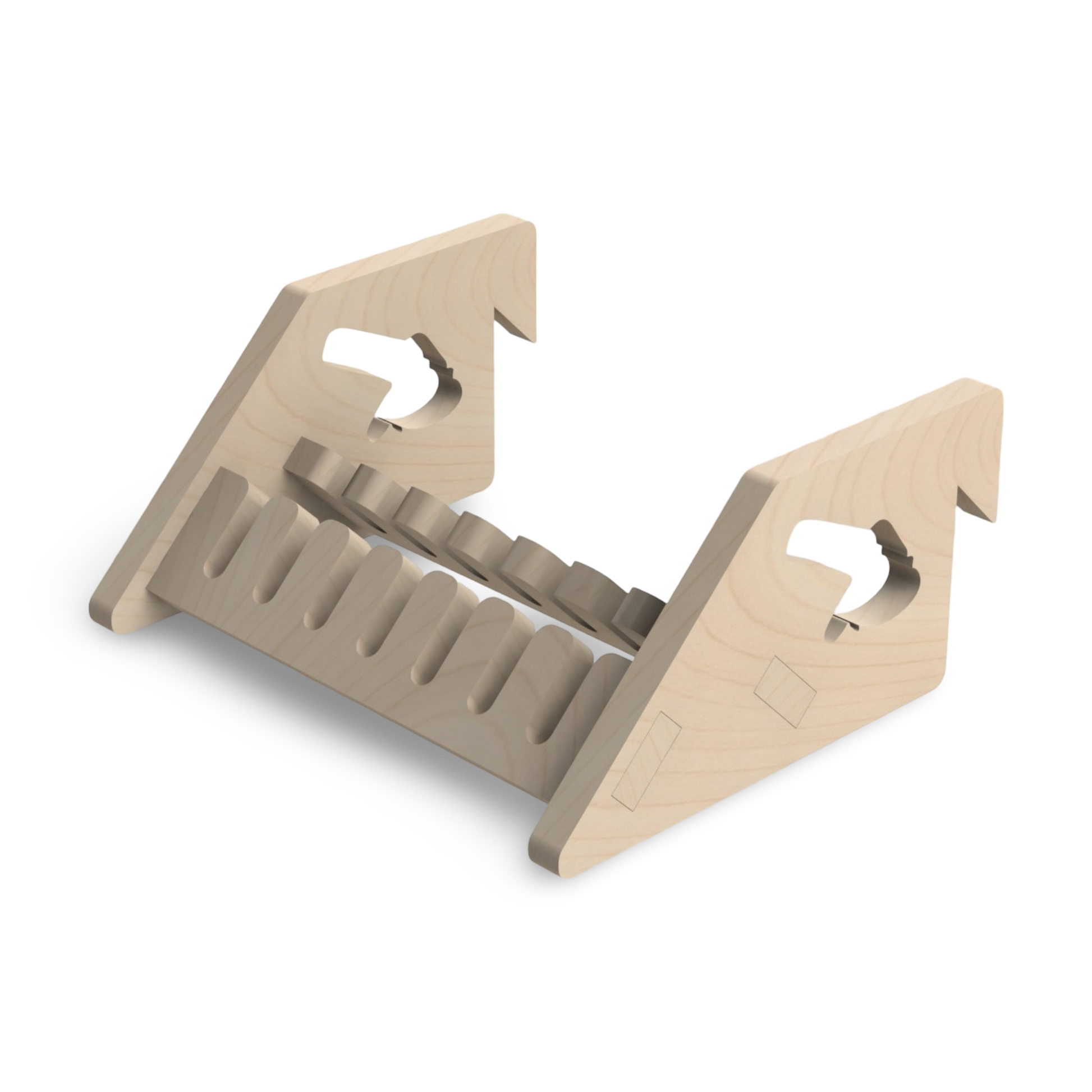 French Cleat Trennscheibenhalter aus Holz für deine Werkzeuge