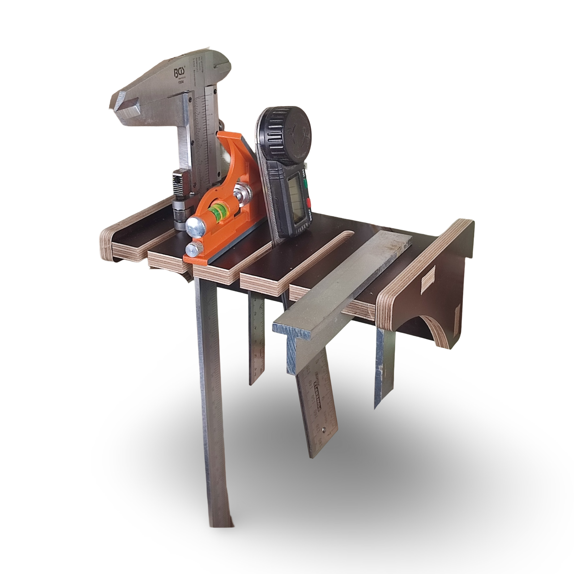 French Cleat Winkelhalter aus Holz für deine Werkzeuge
