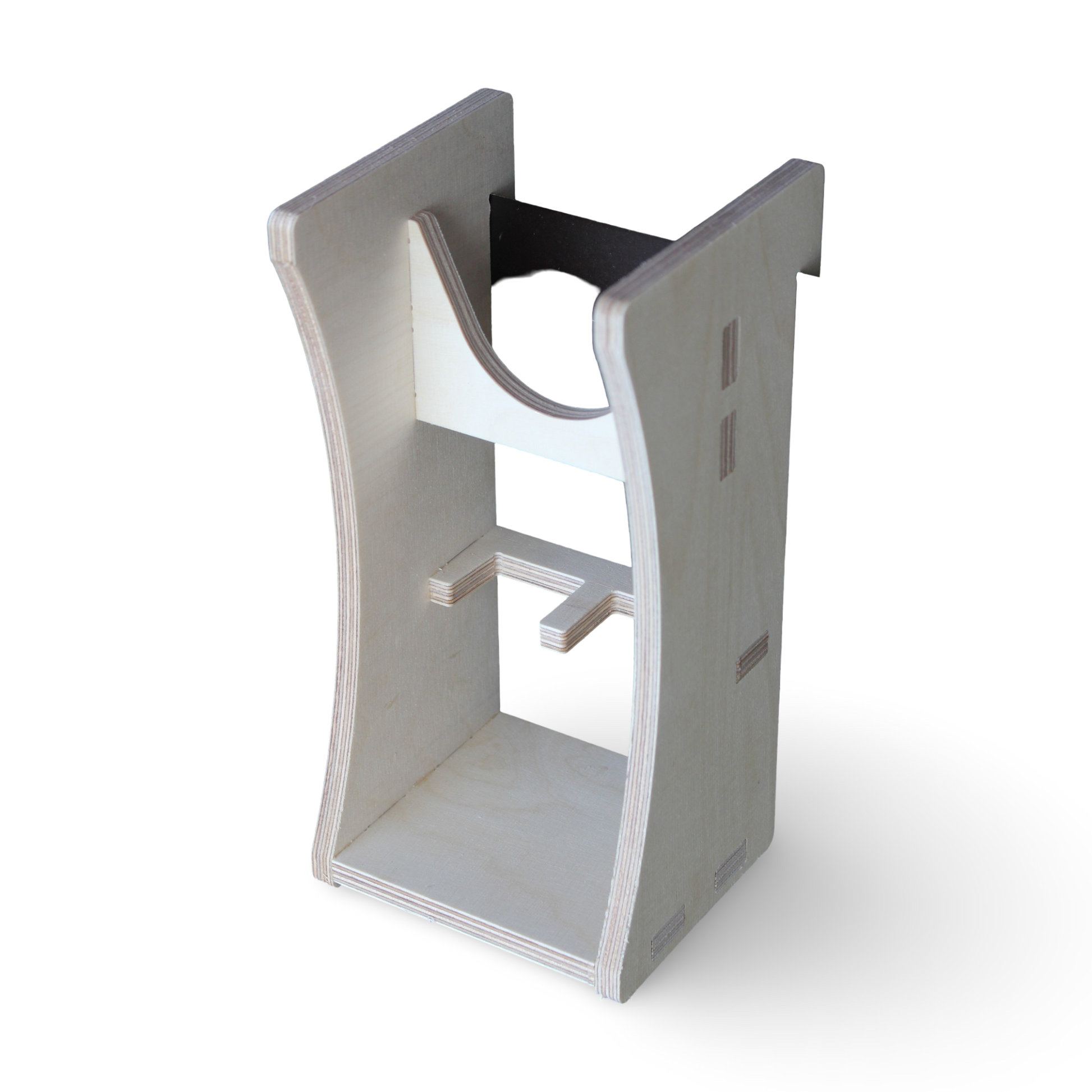 French Cleat Winkelschleiferhalter GWS 12V-76 aus Holz für deine Werkzeuge