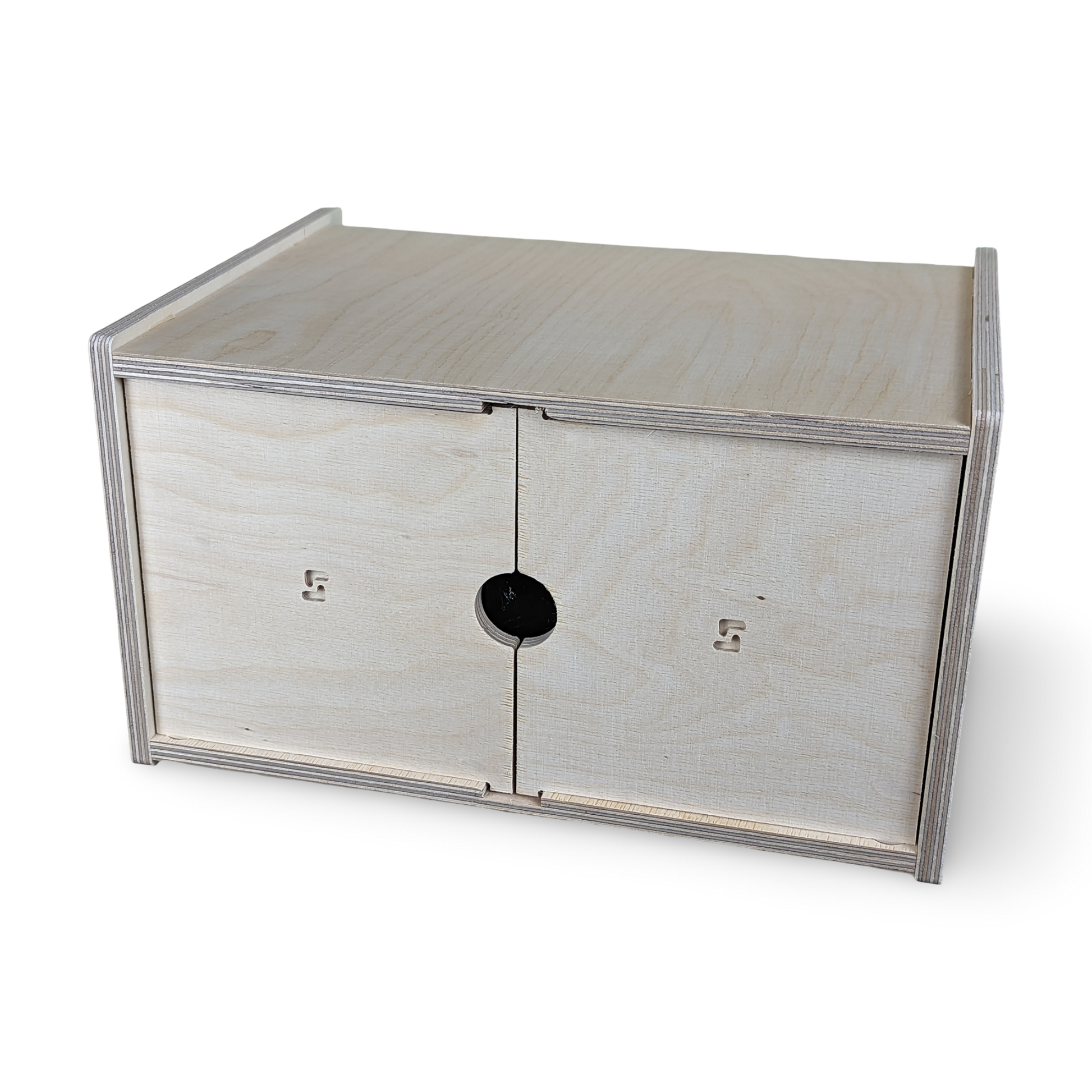 French Cleat großer Schrank aus Holz für deine Werkzeugwand