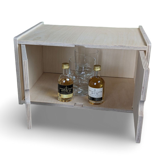French Cleat großer Schrank mit Schloss aus Holz für deine Werkzeugwand