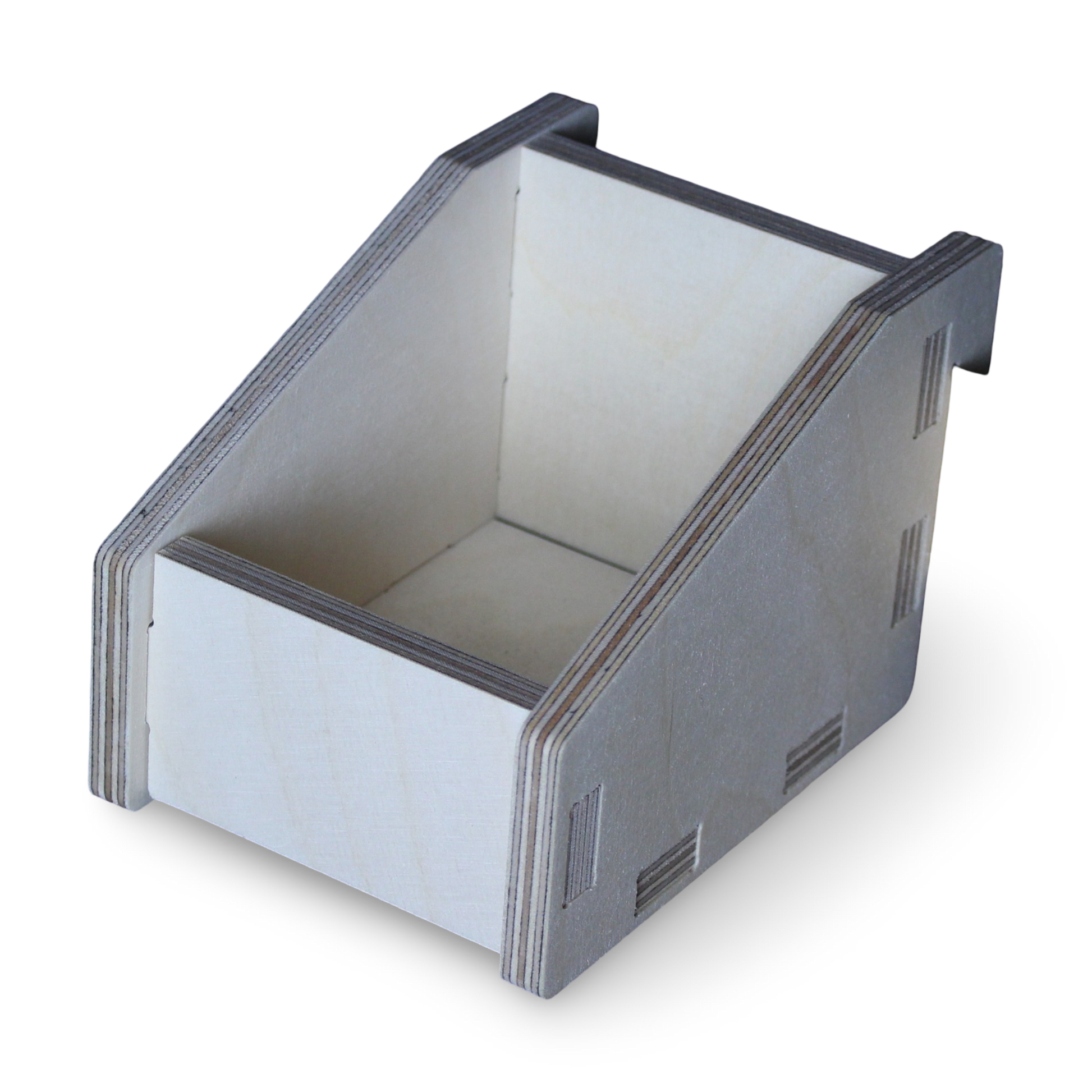 French Cleat kleine Sichtlagerbox aus Holz für deine Werkzeugwand