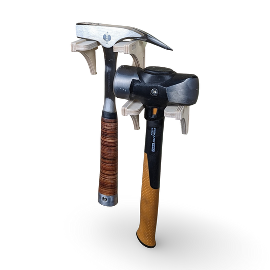 French Cleat kleiner Hammerhalter aus Holz für deine Werkzeuge