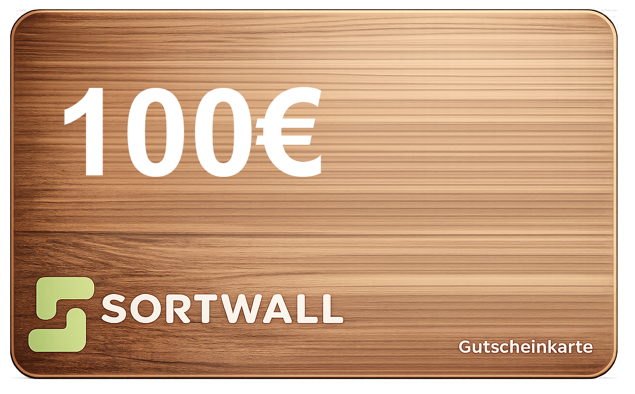 sortwall Gutschein – Geschenkgutschein für French Cleat Zubehör