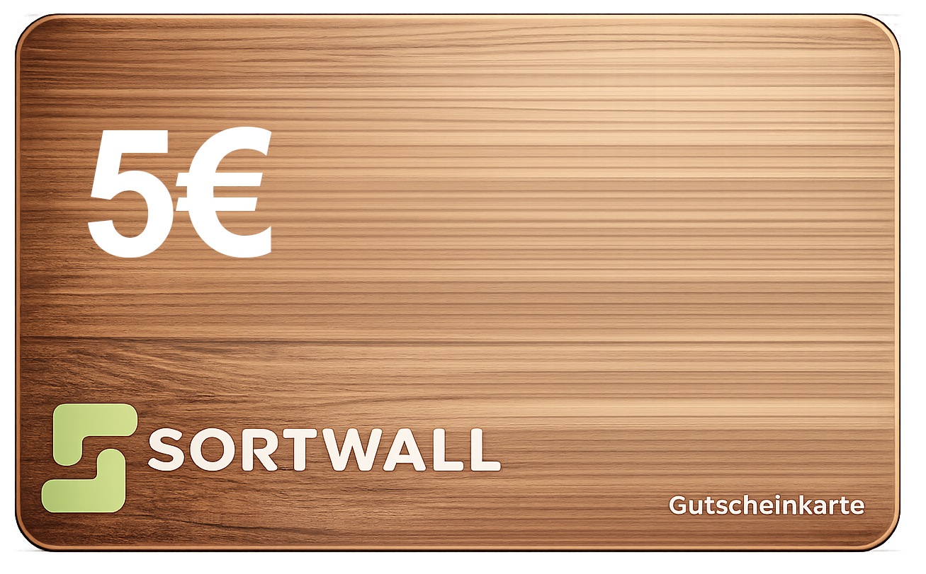 sortwall Gutschein – Geschenkgutschein für French Cleat Zubehör