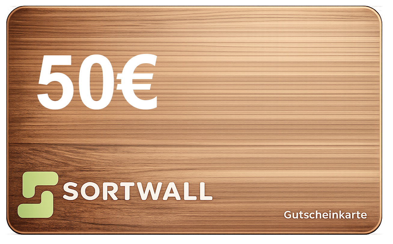 sortwall Gutschein – Geschenkgutschein für French Cleat Zubehör